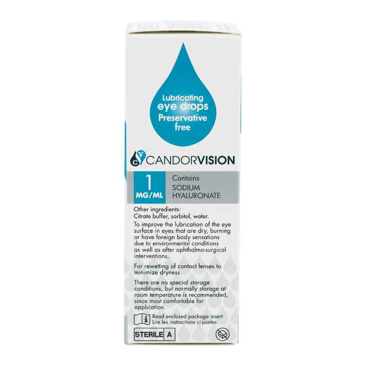 Picture of HYLO LUBRICATING EYE DROPS PRESERVATIVE FREE  - 10ml