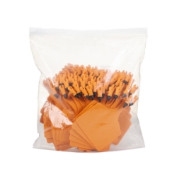 Picture of ALLFLEX  A-TAG FEEDLOT one piece LT ORANGE BLANK - 50/bag