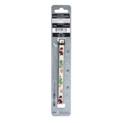 Picture of COLLAR FELINE ROGZ BREAK AWAY GLOWCAT Adjustable Beige with Gecko's - 3/8in x 8-12in