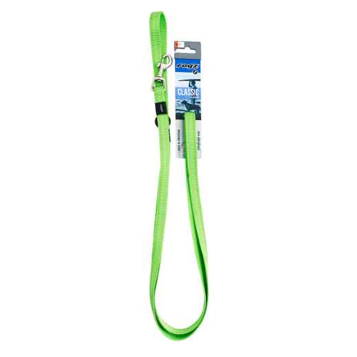 Picture of LEAD CANINE ROGZ UTILITY FANBELT Lime Green - 3/4in x 6ft