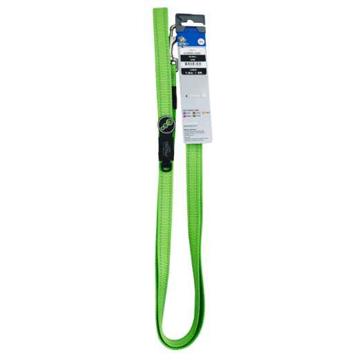 Picture of LEAD CANINE ROGZ UTILITY SNAKE Lime Green - 5/8in x 6ft