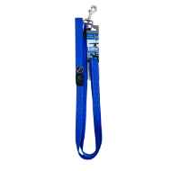 Picture of LEAD CANINE ROGZ UTILITY LUMBERJACK Dark Blue - 1in x 6ft