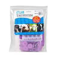 Picture of ALLFLEX TAG GLOBAL LARGE BLANK PURPLE - 25/bag