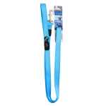 Picture of LEAD CANINE ROGZ UTILITY LUMBERJACK Turquoise - 1in x 6ft