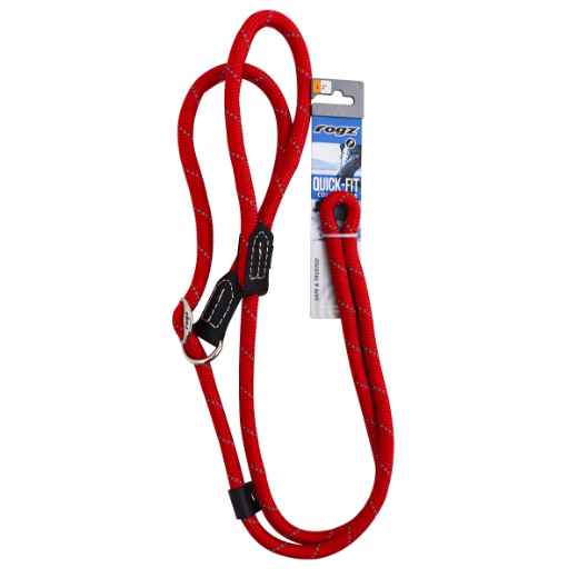 Picture of LEAD CANINE ROGZ ROPE LONG MOXON Red - 1/2in x 6ft