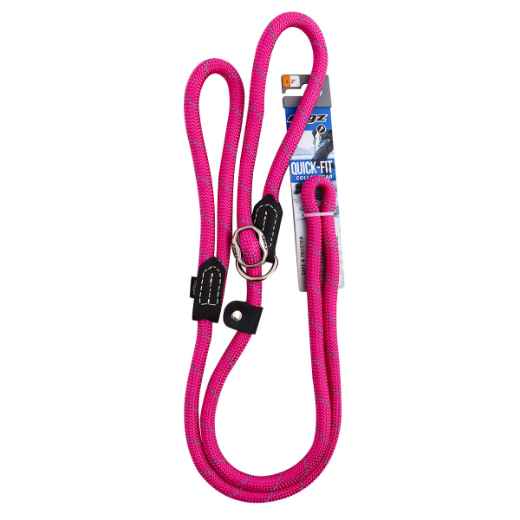 Picture of LEAD CANINE ROGZ ROPE LONG MOXON Pink - 1/2in x 6ft