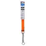 Picture of COLLAR CANINE ROGZ LUMBERJACK OBEDIENCE HALF CHECK Orange - 1in x 18-27.5in