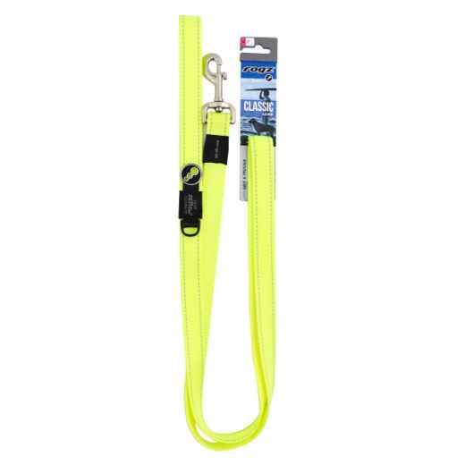 Picture of LEAD CANINE ROGZ UTILITY LUMBERJACK Yellow - 1in x 6ft