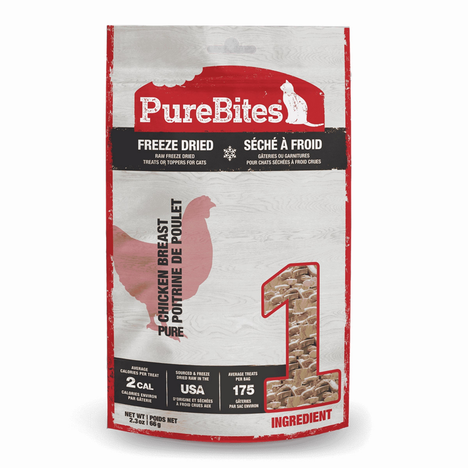 Picture of TREAT PUREBITES FELINE SUPER VALUE Chicken - 2.3oz/66g