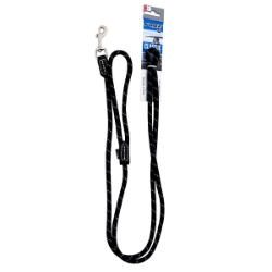 Picture of LEAD CANINE ROGZ ROPE LONG FIXED Black - 3/8in x 6ft