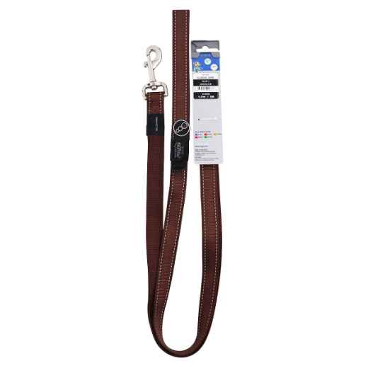 Picture of LEAD CANINE ROGZ UTILITY FANBELT Chocolate - 3/4in x 6ft