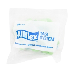 Picture of ALLFLEX BUTTON GLOBAL SMALL MALE GREEN - 25/bag