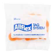 Picture of ALLFLEX BUTTON GLOBAL SMALL MALE ORANGE - 25/bag