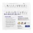 Picture of Z TAG CALF one piece LONG NECK WHITE BLANK - 25/bag