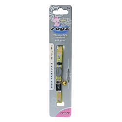 Picture of COLLAR FELINE ROGZ BREAK AWAY REFLECTOCAT Adjustable Dayglo Bird - 1/4in x 6-9in