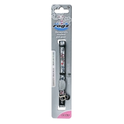Picture of COLLAR FELINE ROGZ BREAK AWAY REFLECTOCAT Adjustable Black Cat - 3/8in x 8-12in