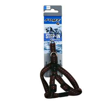 Show details for HARNESS CANINE ROGZ UTILITY STEP IN HARNESS NiteLife Chocolate - Small Picture of HARNESS CANINE ROGZ UTILITY STEP IN HARNESS NiteLife Chocolate - Small
