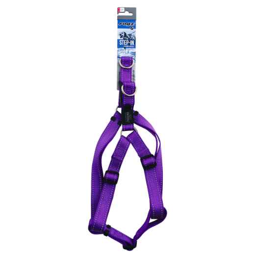 Picture of HARNESS CANINE ROGZ UTILITY STEP IN HARNESS Lumberjack Purple - X Large