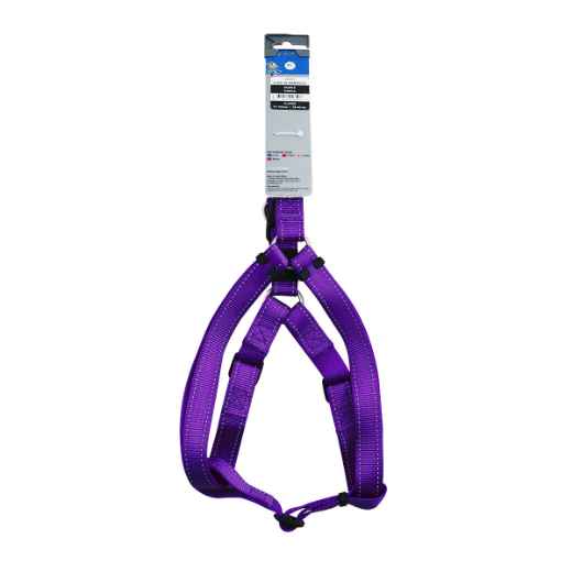 Picture of HARNESS CANINE ROGZ UTILITY STEP IN HARNESS Lumberjack Purple - X Large