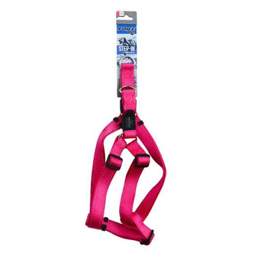 Picture of HARNESS CANINE ROGZ UTILITY STEP IN HARNESS Lumberjack Pink - X Large