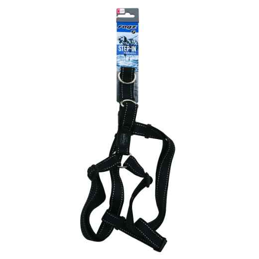 Picture of HARNESS CANINE ROGZ UTILITY STEP IN HARNESS Lumberjack Black - X Large