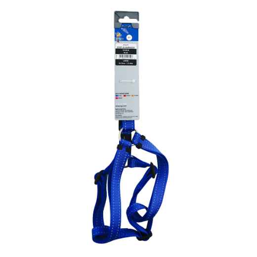 Picture of HARNESS CANINE ROGZ UTILITY STEP IN HARNESS Fanbelt Drk Blue - Large