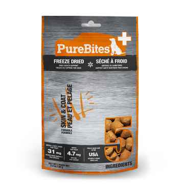 Picture of PUREBITES PLUS CANINE Freeze Dried Skin & Coat - 3.0oz/85g