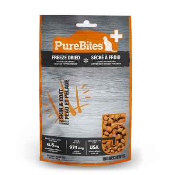 Picture of PUREBITES PLUS FELINE Freeze Dried Skin & Coat - 1.09oz/31g