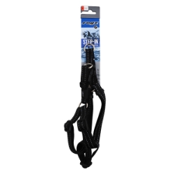 Picture of HARNESS CANINE ROGZ UTILITY STEP IN HARNESS Snake Black - Medium