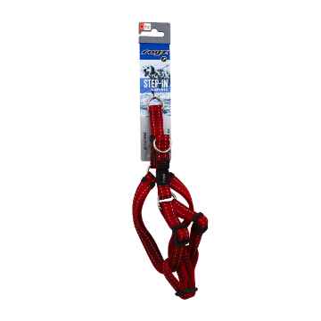 Show details for HARNESS CANINE ROGZ UTILITY STEP IN HARNESS Snake Red - Medium Picture of HARNESS CANINE ROGZ UTILITY STEP IN HARNESS Snake Red - Medium