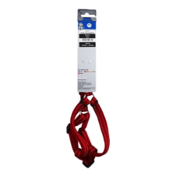 Picture of HARNESS CANINE ROGZ UTILITY STEP IN HARNESS Snake Red - Medium