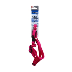 Picture of HARNESS CANINE ROGZ UTILITY STEP IN HARNESS Snake Pink - Medium