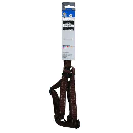 Picture of HARNESS CANINE ROGZ UTILITY STEP IN HARNESS Fanbelt Chocolate -  Large