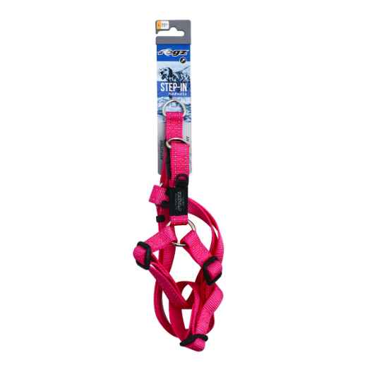 Picture of HARNESS CANINE ROGZ UTILITY STEP IN HARNESS Fanbelt Pink - Large