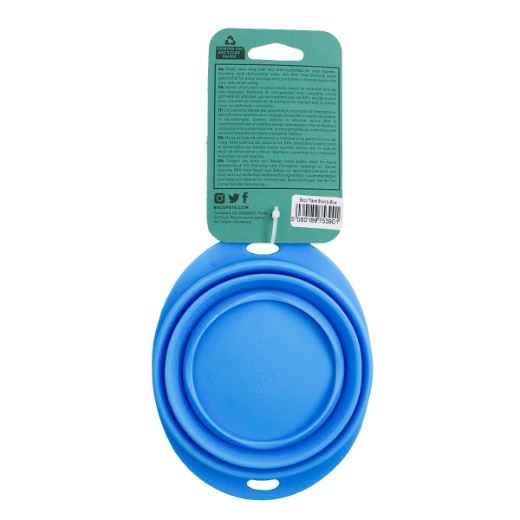 Picture of BOWL SILICONE TRAVEL BOWL Blue - 0.75 liters