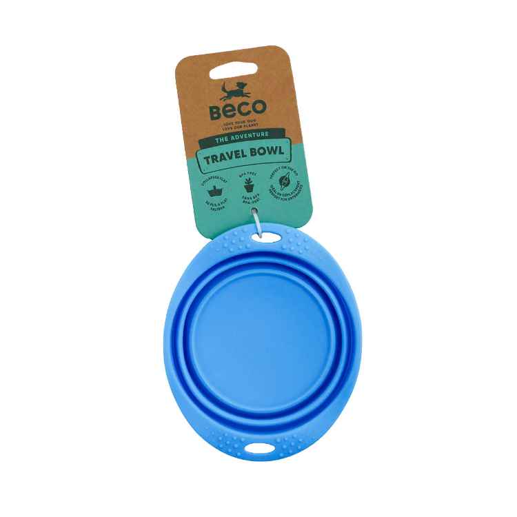Picture of BOWL SILICONE TRAVEL BOWL Blue - 0.38 liters