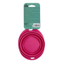 Picture of Beco Silicone Travel Bowl Pink - 0.38 Liters