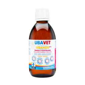 Show details for UBAVET UBAMEG EFA OMEGA 3 4 BLEND LIQUID - 250ml Picture of UBAVET UBAMEG EFA OMEGA 3 4 BLEND LIQUID - 250ml
