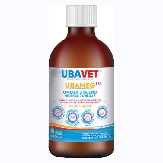 Picture of UBAVET UBAMEG EFA OMEGA 3 4 BLEND LIQUID - 250ml