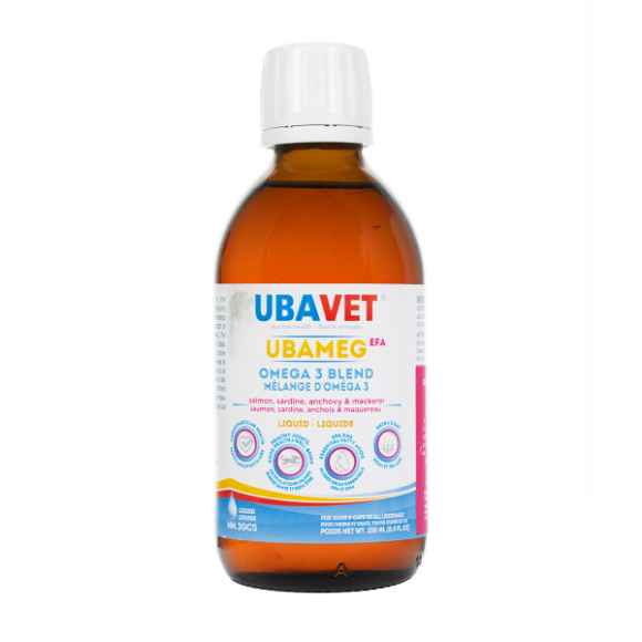 Picture of UBAVET UBAMEG EFA OMEGA 3 4 BLEND LIQUID - 250ml