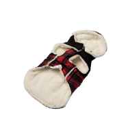 Picture of COAT CANINE MARLEY WINTER JACKET Red/Black Plaid - Medium