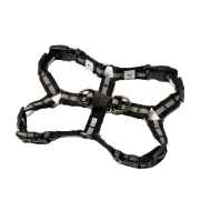 Picture of HARNESS CANINE SILVER PAW MAXIMUS Black- Medium