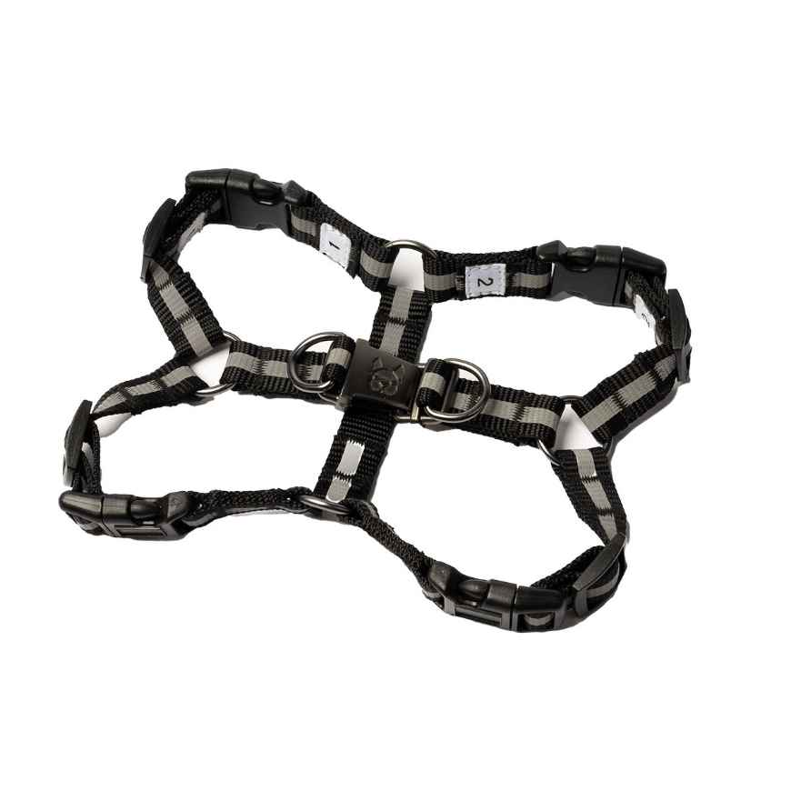 Picture of HARNESS CANINE SILVER PAW MAXIMUS Black - X Large