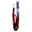 Picture of LEAD CANINE ROGZ UTILITY HANDS FREE Red - 1in x 4.9 - 6.9ft