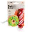 Picture of XMAS HOLIDAY FELINE Huxley & Kent Lit Donut & Peppermint Candy Catnip Toy - 2/pk 