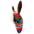 Picture of XMAS HOLIDAY CANINE Ugly Sweater Trapper Hat with ANTLERS - X Large 