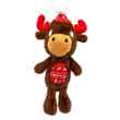 Picture of XMAS HOLIDAY CANINE LULUBELLES POWER PLUSH Mistletoe Moose - Small 