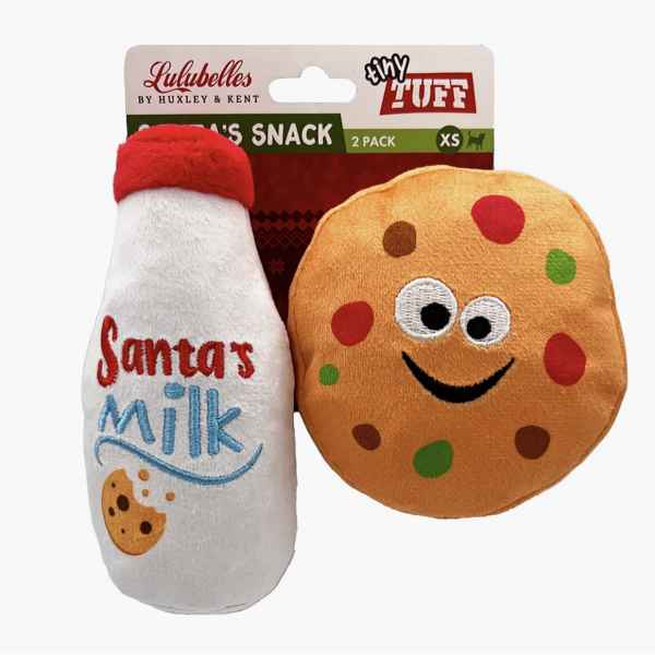 Picture of XMAS HOLIDAY CANINE LULUBELLES Tiny Tuffs Santa's Snack - 2/pk 