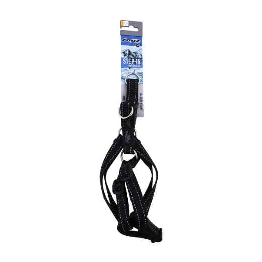 Picture of HARNESS CANINE ROGZ UTILITY STEP IN HARNESS Fanbelt Black - Large