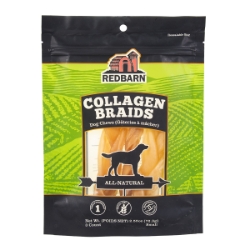 Picture of TREAT CANINE REDBARN COLLAGEN BRAID Small - 3/pk